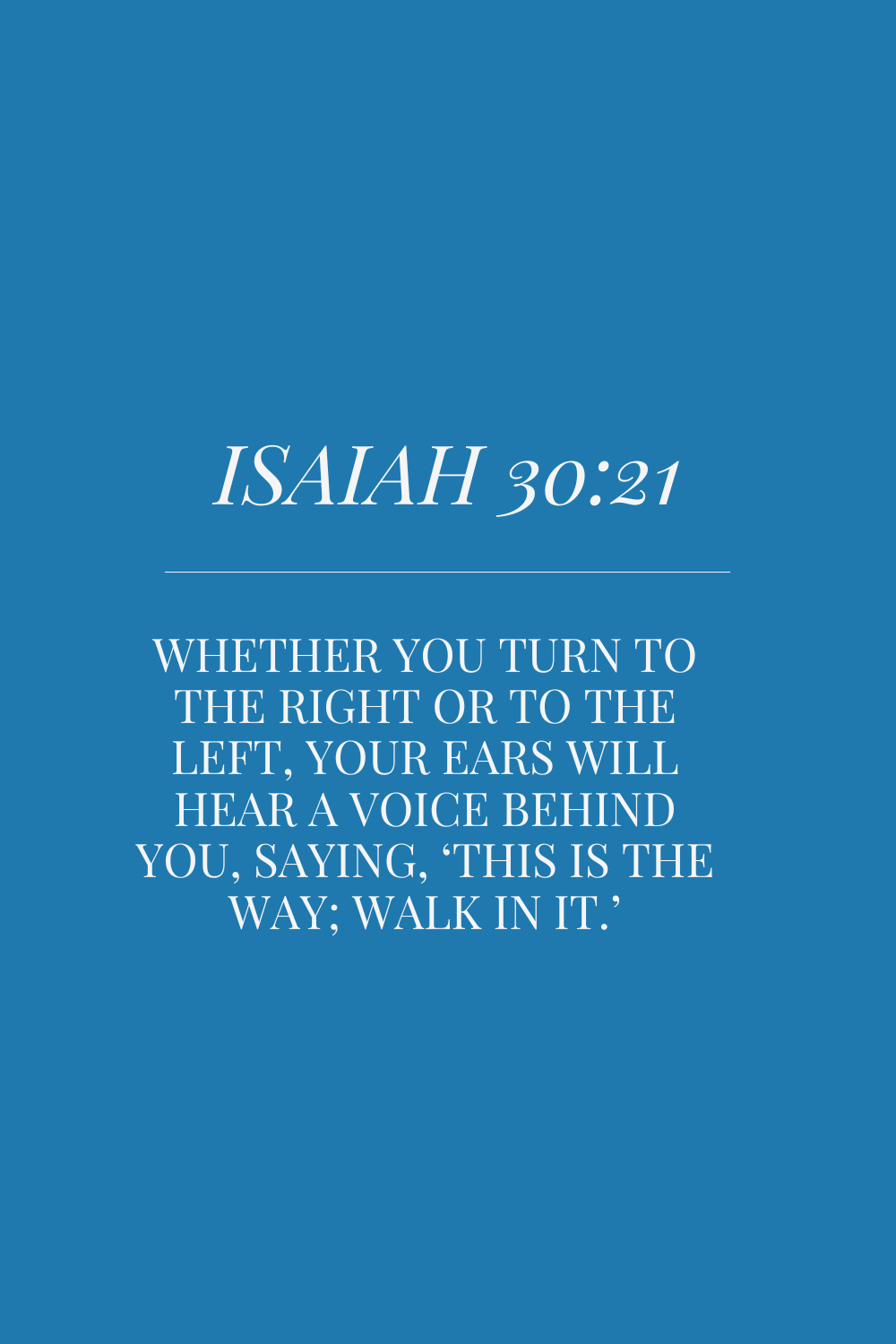 Is This What I’m Meant to Do? – Isaiah&nbsp;30:21